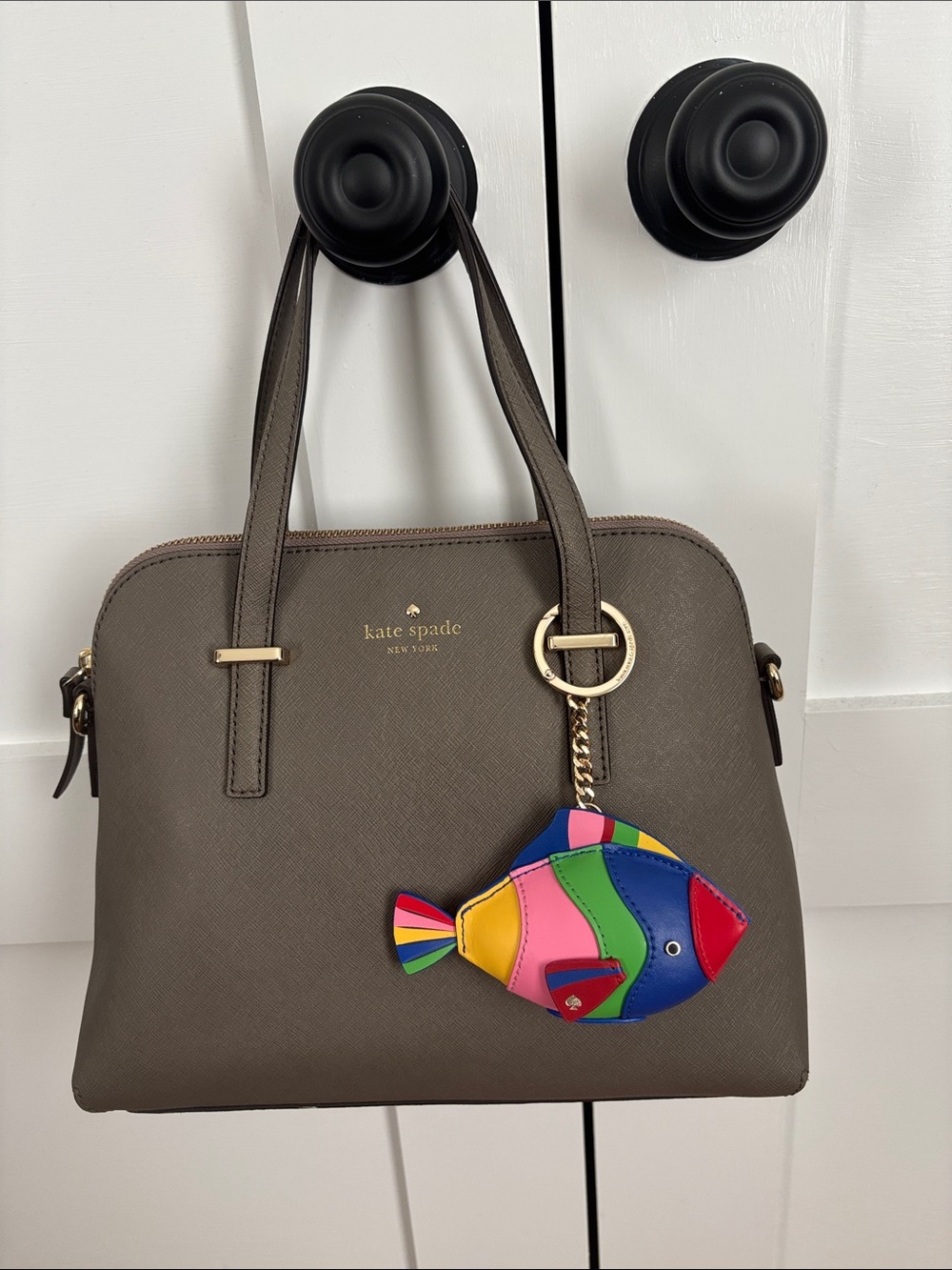 NWOT Kate Spade Rainbow Fish Bag Charm